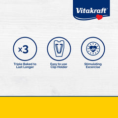 Vitakraft Crunch Sticks – clip d’attache, fixation facile à la cage.