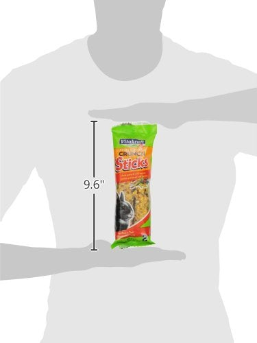 Vitakraft Crunch Sticks noyau bois – mastication prolongée pour lapin actif.