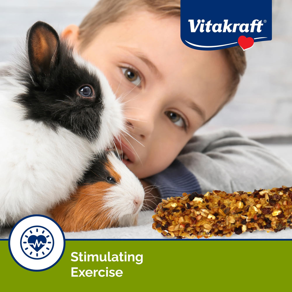 Vitakraft Crunch Sticks: mastication longue durée pour occuper l’animal.