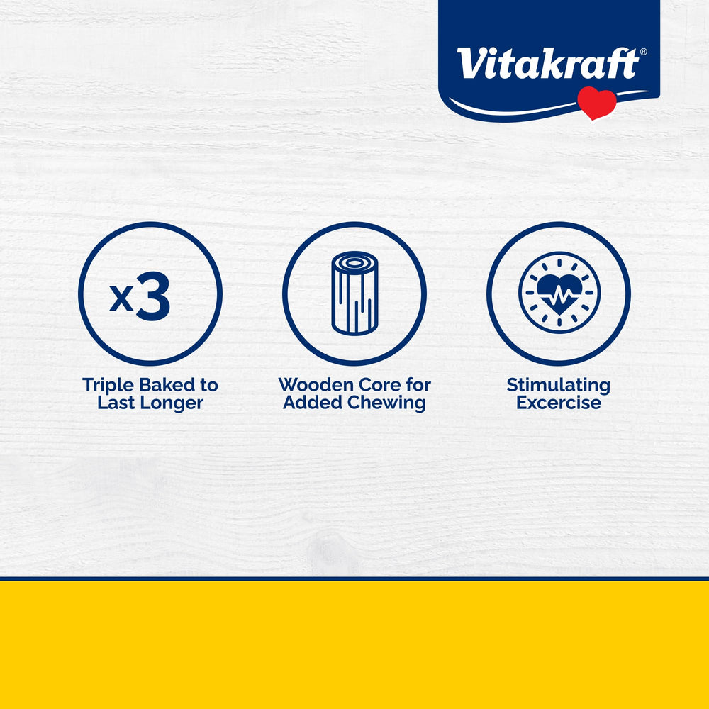 Vitakraft Crunch Sticks pour perruche au oeuf, texture croquante pour l'activité.