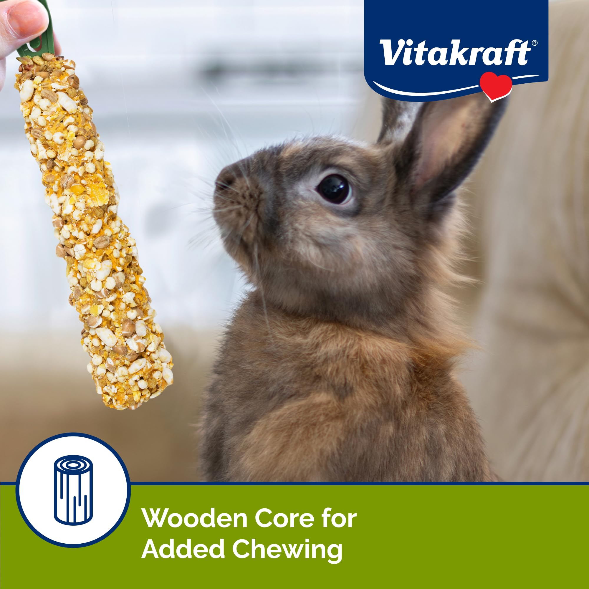 Vitakraft Crunch Sticks: deux saveurs distinctes pour variété quotidienne.