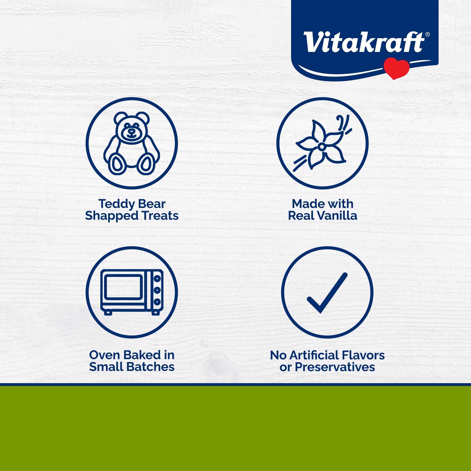 Vitakraft oursons croquants – ourson en forme, visuel attrayant et appétissant.