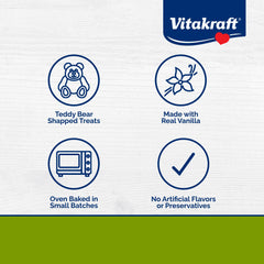 Vitakraft oursons croquants – ourson en forme, visuel attrayant et appétissant.