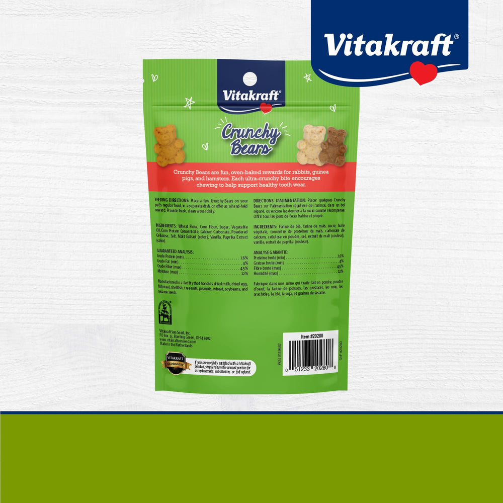 Vitakraft oursons croquants – récompense occasionnelle entre les repas.