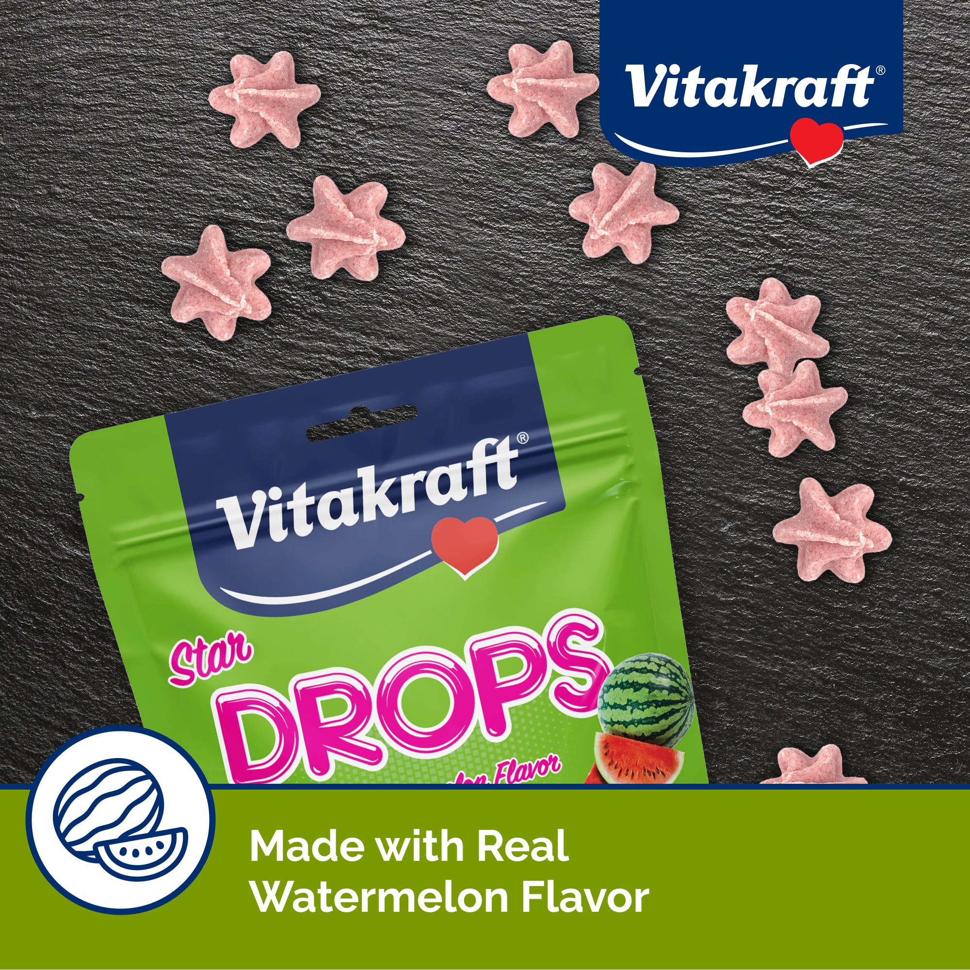 Vitakraft Drops emballage reutilisable 125 g, garde la fraîcheur et facilite le rangement