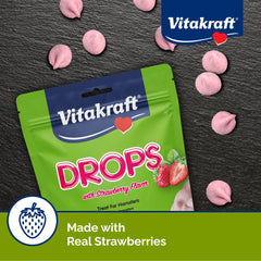 Drops fraises Vitakraft pour hamster, riches en arômes et nutriments
