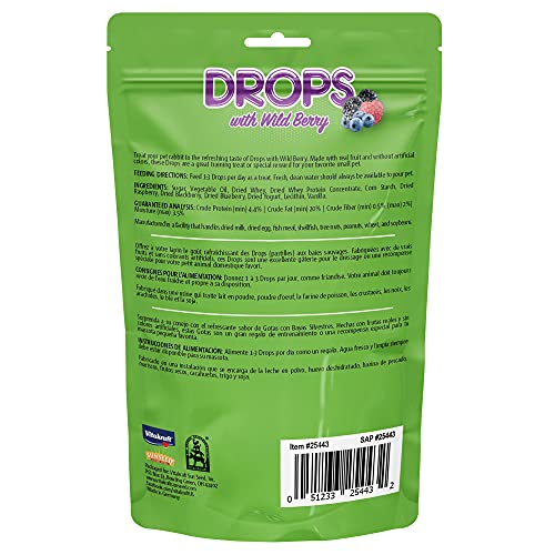 Vitakraft Drops Lapin – yaourt crèmeux et petit format, idéal pour friandises quotidiennes.