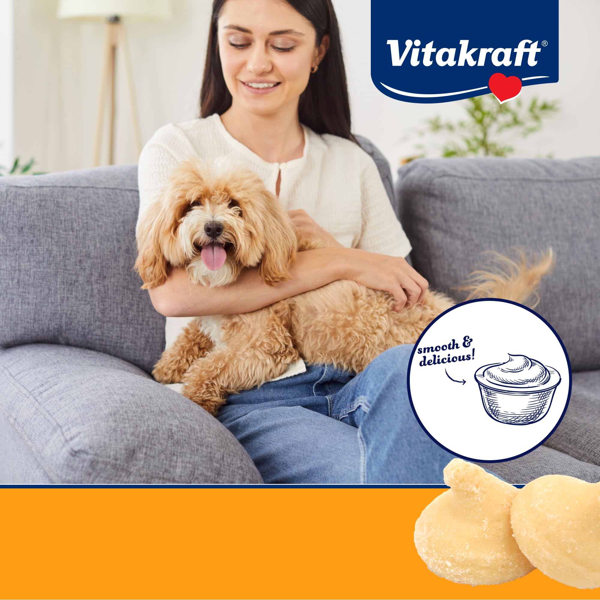 Vitakraft Drops yaourt: parfait pour l'entraînement des chiens.