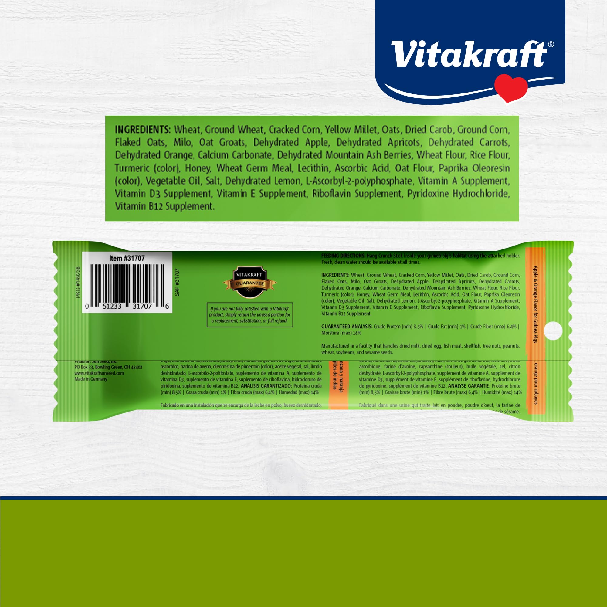 Vitakraft enrichissement stimulant pour réduire la monotonie de la cage