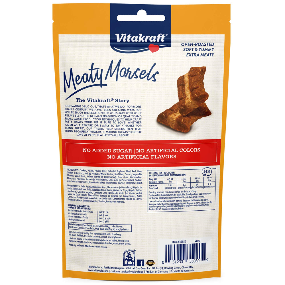 Vitakraft Friandises Moelleuses – texture extra-moelleuse facilitant la mastication et le partage en récompense