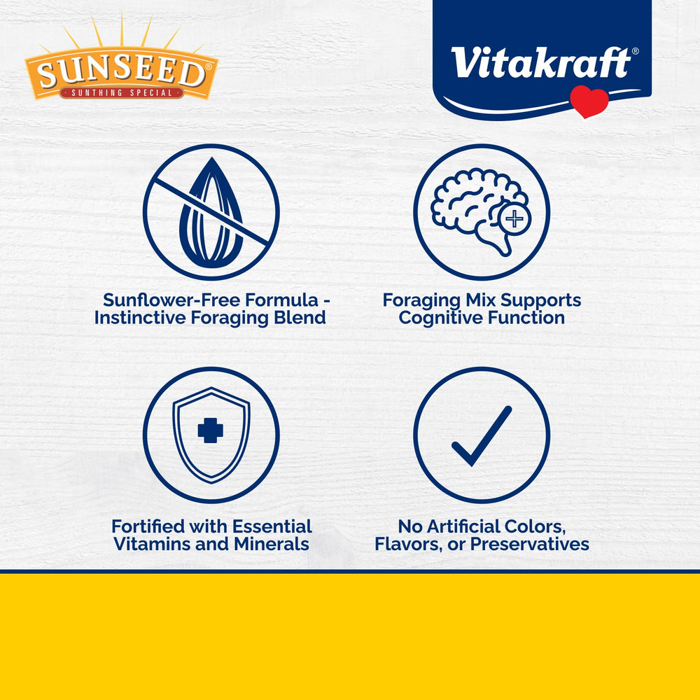 Vitakraft Graines carthame : gros plan sur des graines riches en nutriments.