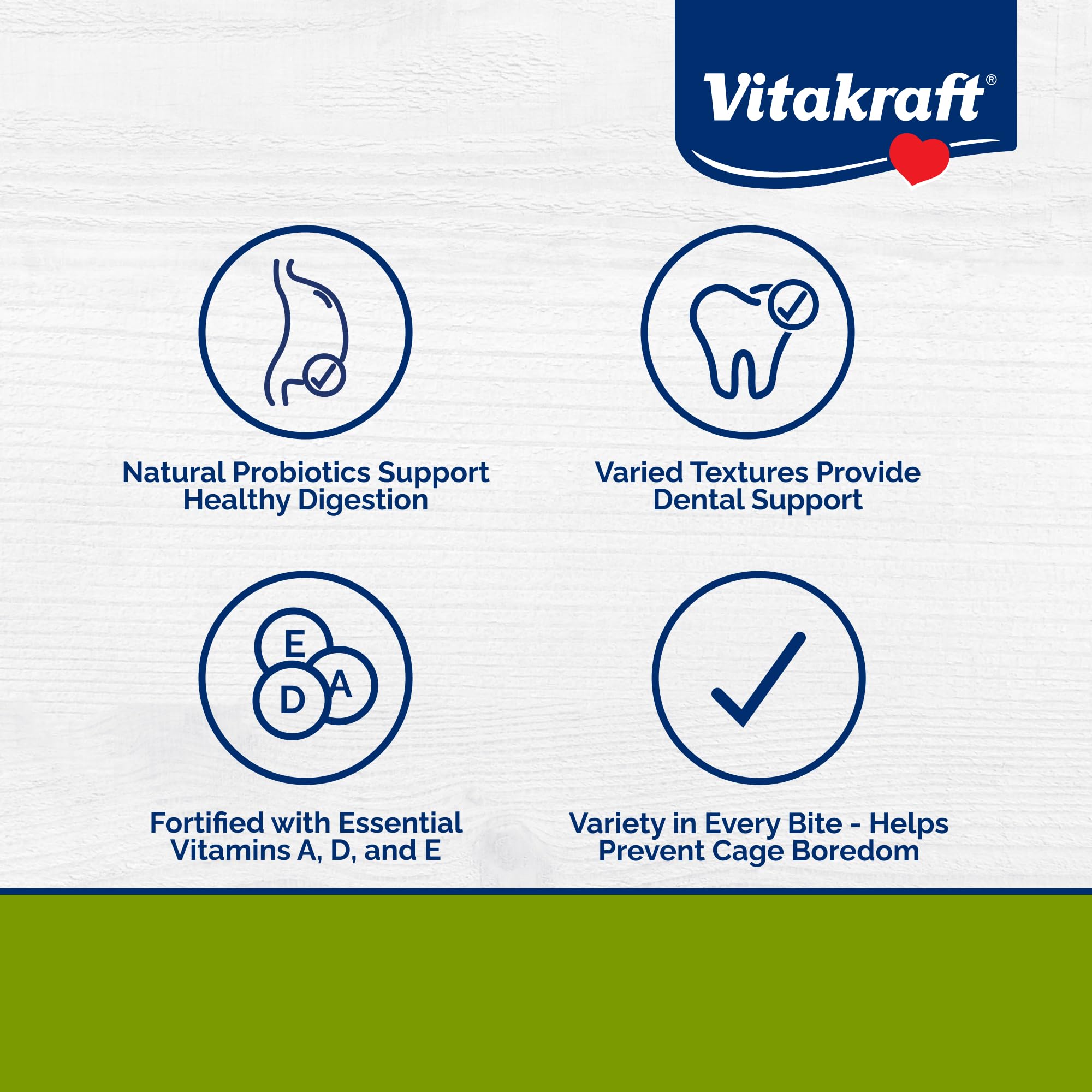 Vitakraft Menu – grains naturels : variété nutritive pour lapin actif.