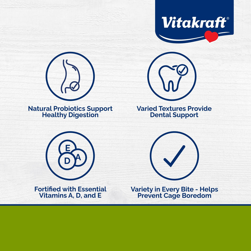 Vitakraft Menu – grains naturels : variété nutritive pour lapin actif.