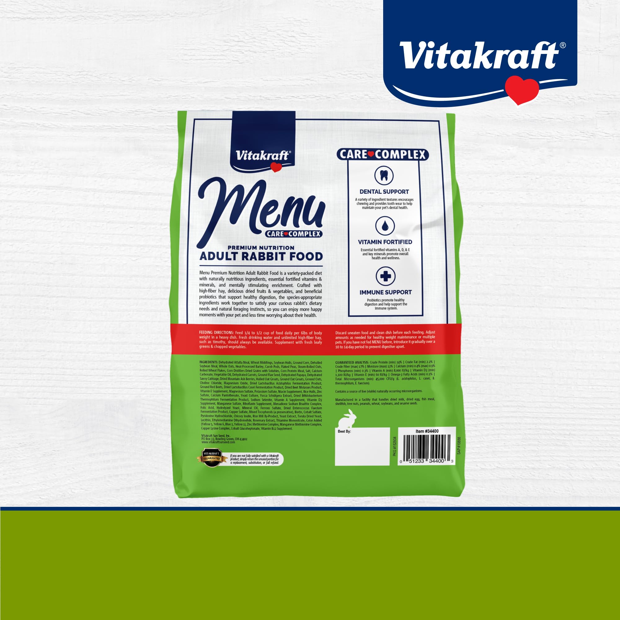 Vitakraft Menu – poil doux et brillant : soin du pelage durable.