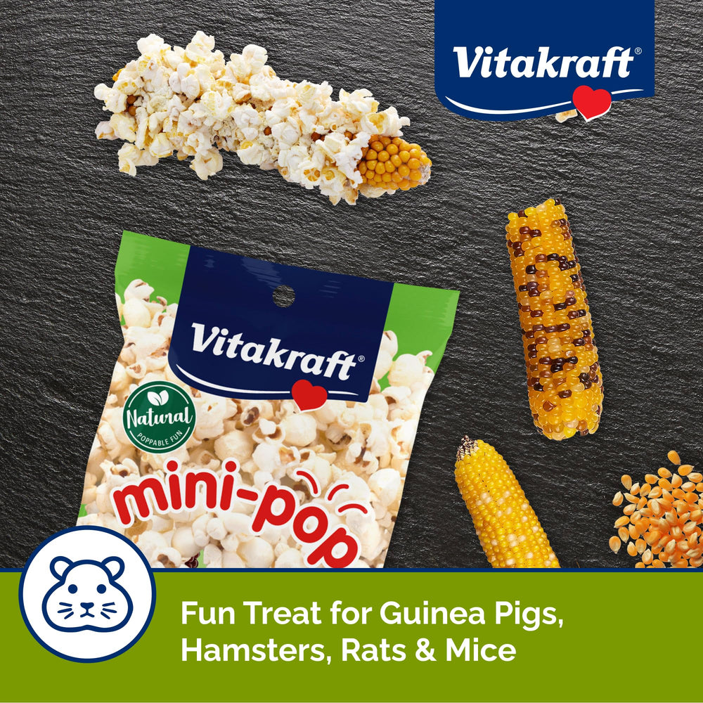 Vitakraft Mini-Pop texture croquante, parfaite pour le moment snack des petits animaux.