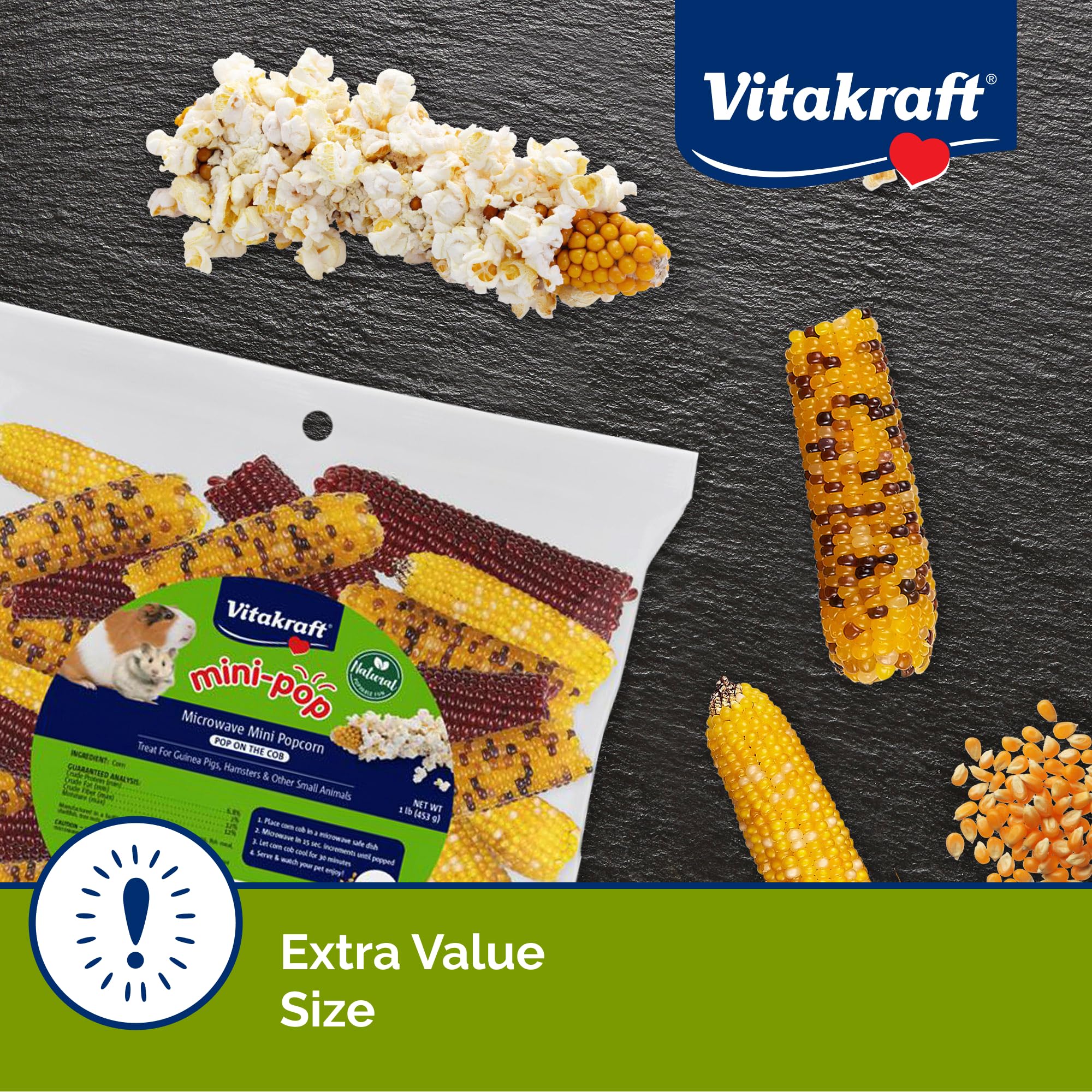 Vitakraft Mini Pops: emballage pratique et 1 livre pour la distribution