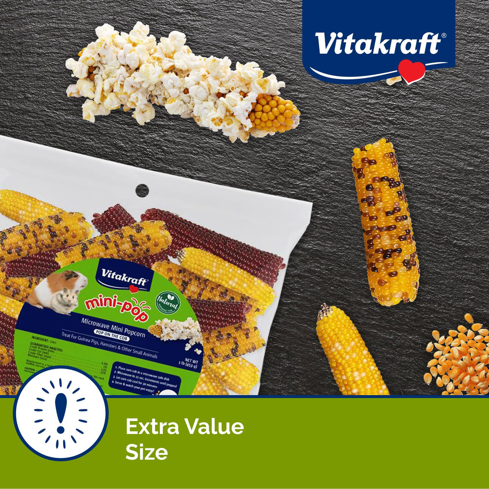 Vitakraft Mini Pops: emballage pratique et 1 livre pour la distribution