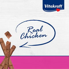 Vitakraft PurrSticks poulet – texture douce adaptée aux chats avec dents sensibles