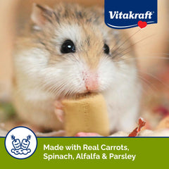 Vitakraft Raviolos: petits morceaux faciles à mâcher pour lapins et hamsters.