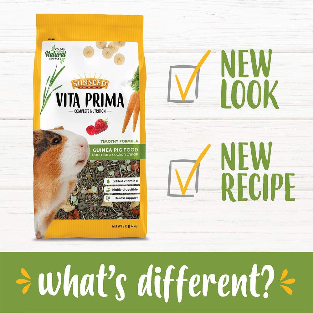 Vitakraft Sunseed Vita Prima, sans additifs artificiels, régime plus pur et sûr.
