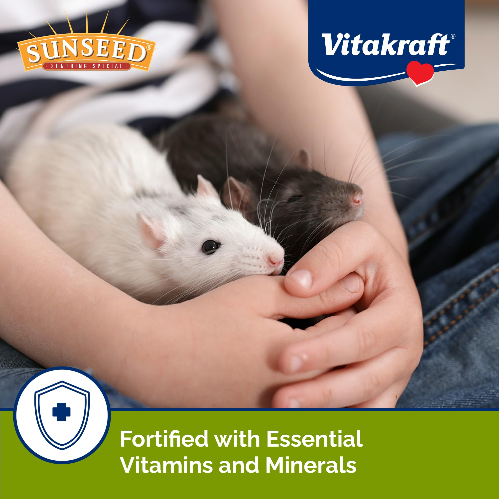 Vitakraft Sunseed Vita Prima sans colorants ni arômes artificiels.