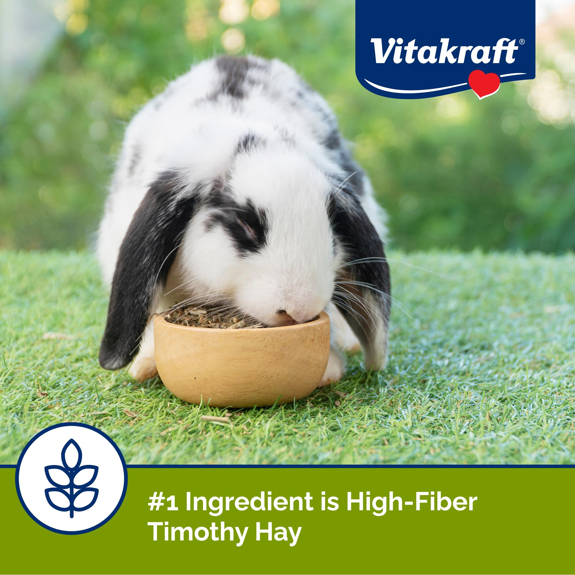 Vitakraft VitaSmart alfalfa et légumes, croquant sain pour lapin au quotidien.