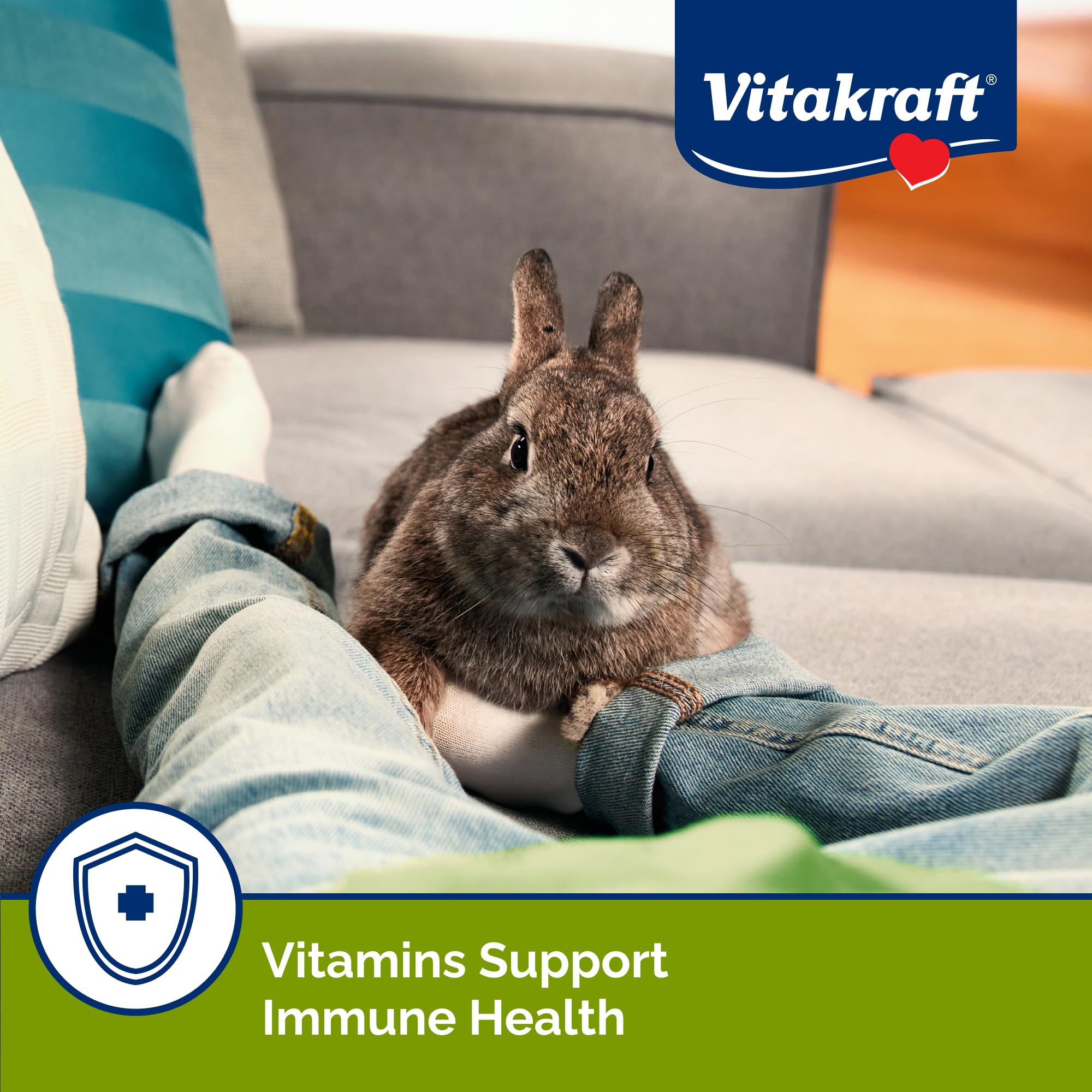 Vitakraft VitaSmart mélange adulte lapin, équilibre protéines et fibres.