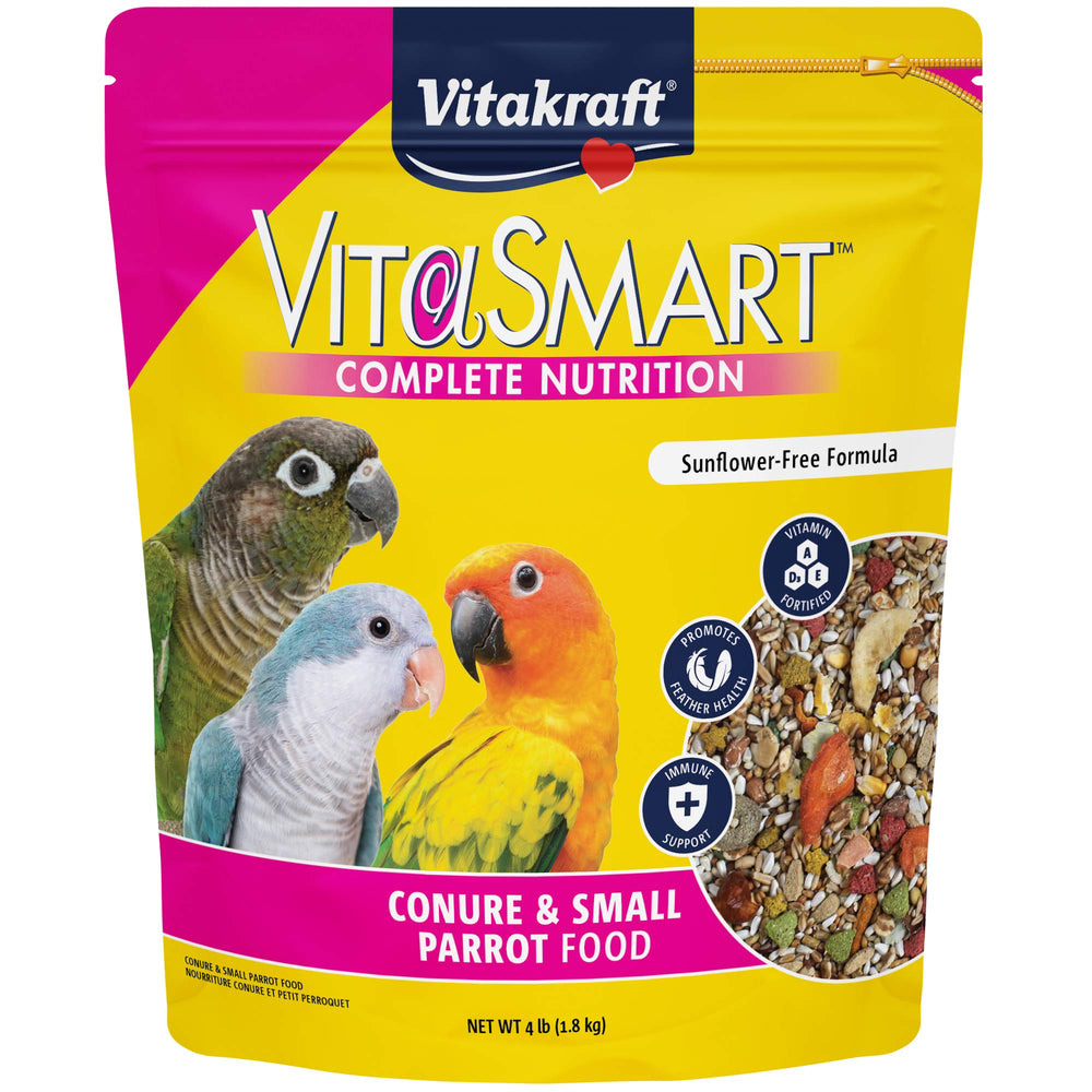 Vitakraft VitaSmart Conure – sac fermé, fraîcheur préservée pour l’alimentation quotidienne