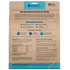 Vital Essentials texture croquante des mini-bouchees boeuf ideale pour chien actif