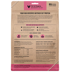 Vital Essentials – Morceaux croquants lyophilisés poulet entier, origine usa, source de protéines
