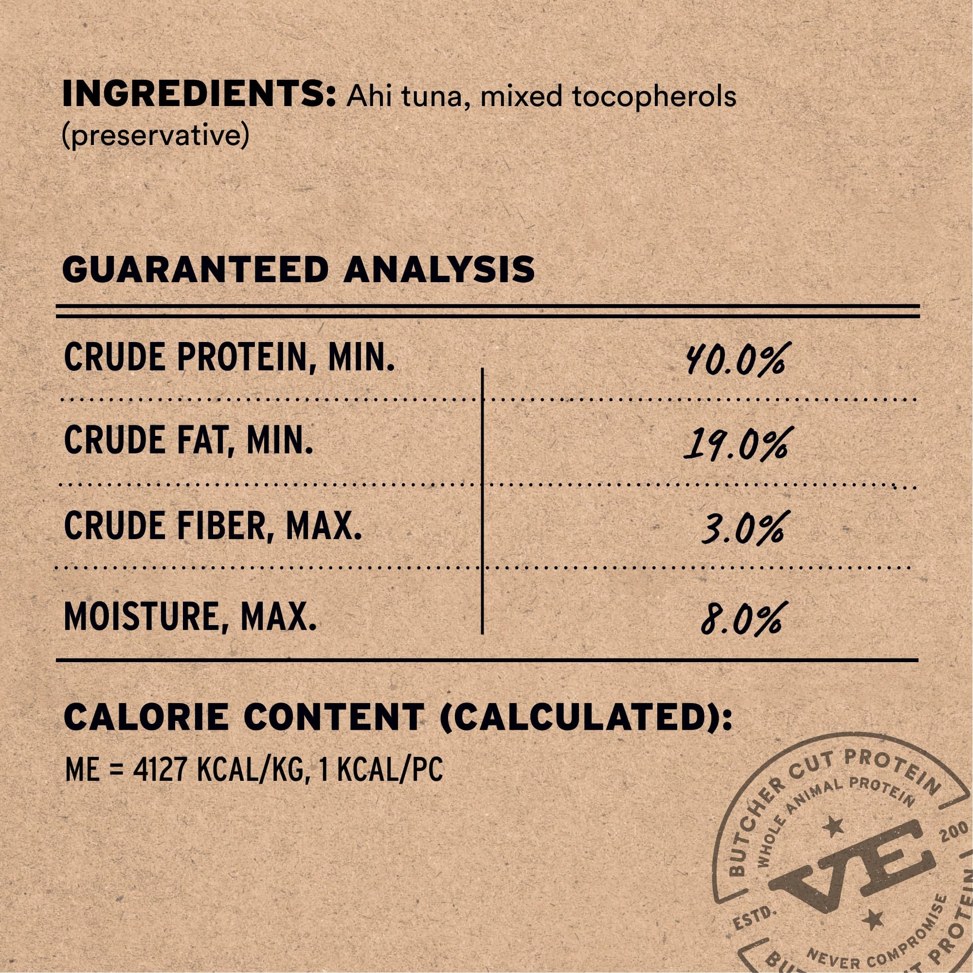Vital Essentials friandise chat sans céréales, option adaptée.