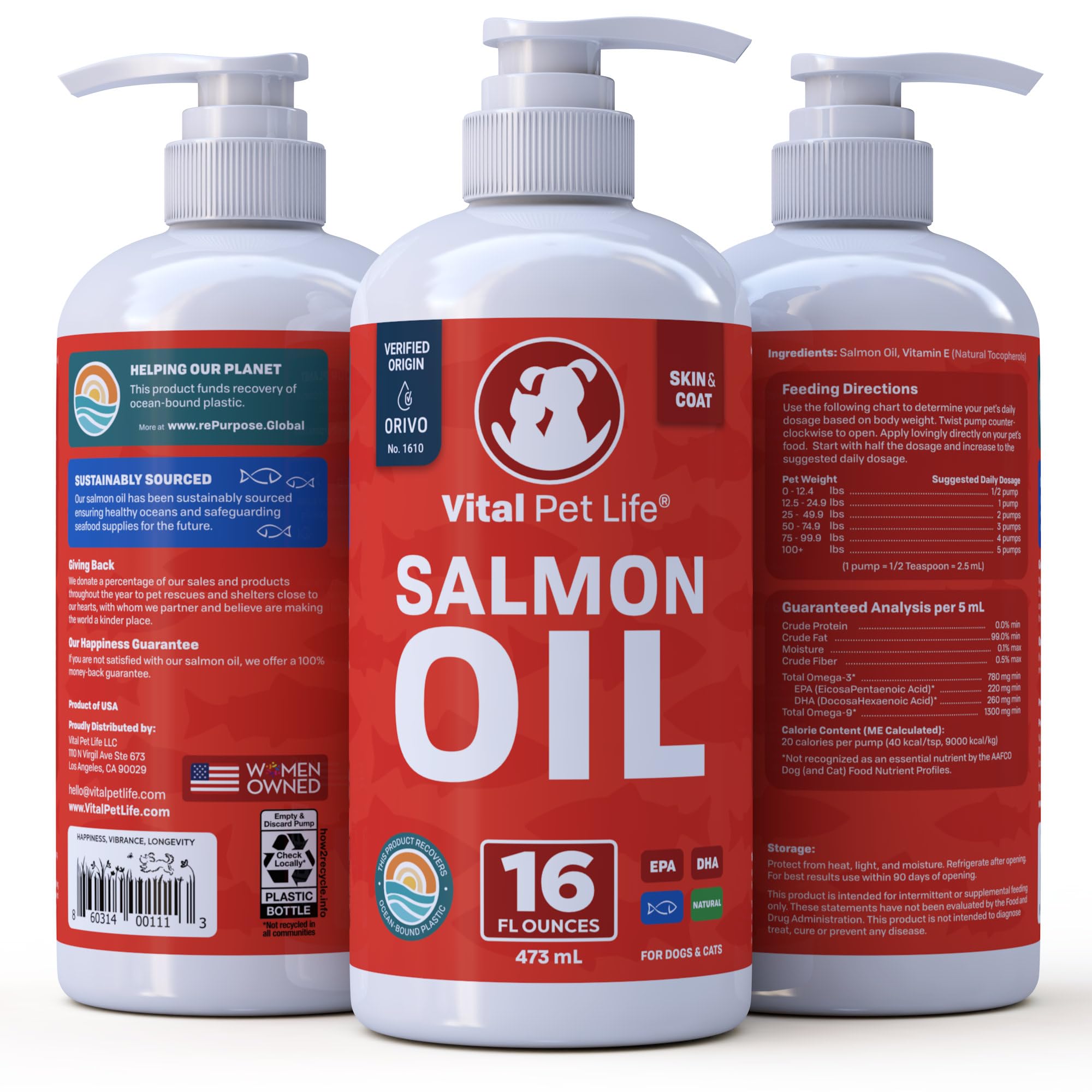 Vital Pet Life – approvisionnement durable du saumon, respectueux de l'environnement.