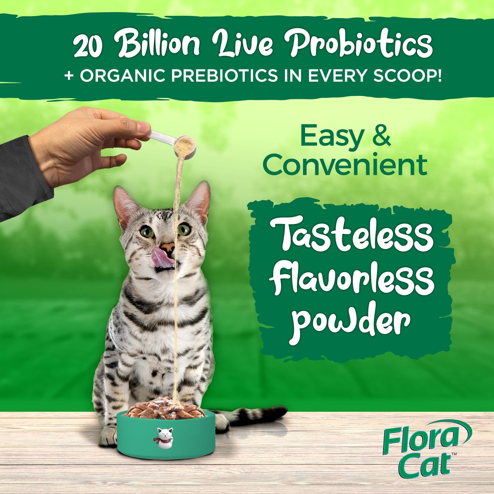Vital Planet Flora Cat – dix-souches spécifiques félines pour une diversification potentielle de la flore.