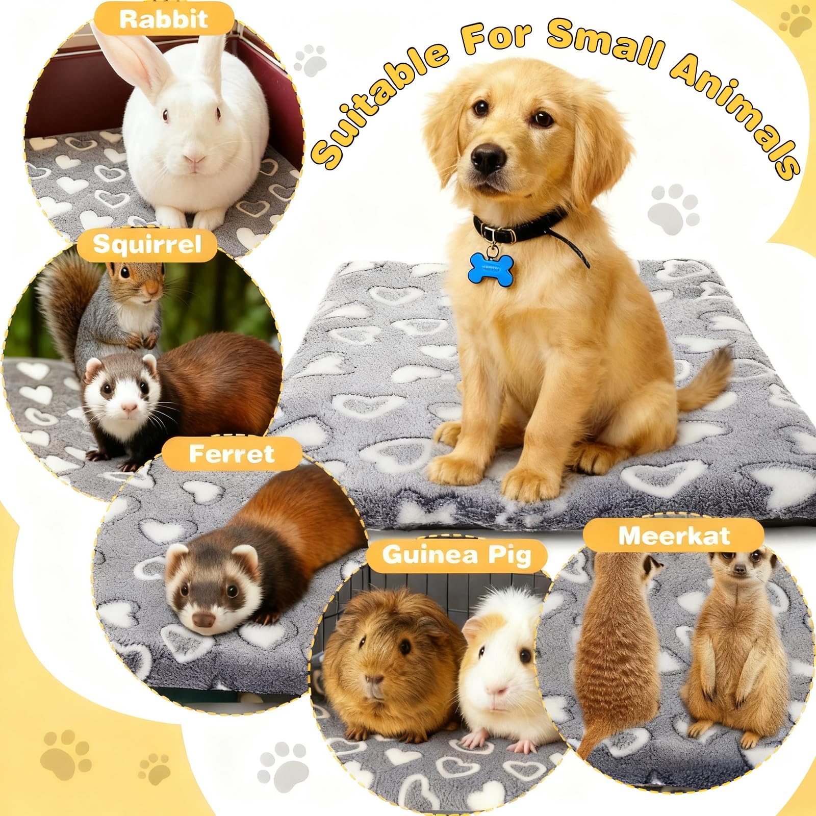 Tapis VitalCozy adapté pour caisse chien petit à moyen.