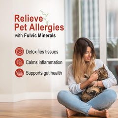 Vital Earth Minerals Pet Fulvic – soutien des articulations des chiens de grande race.