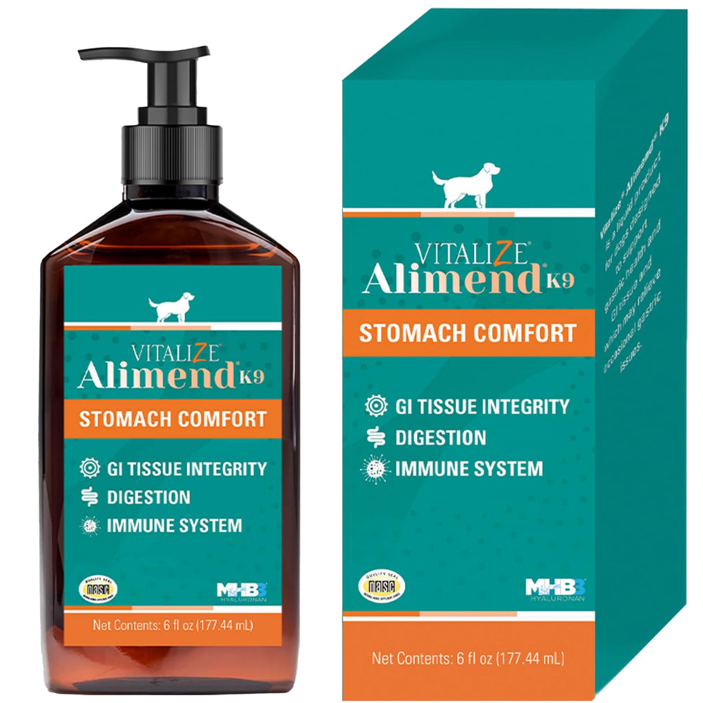 Vitalize Alimend K9 – bouteille pour le confort digestif potentiel.