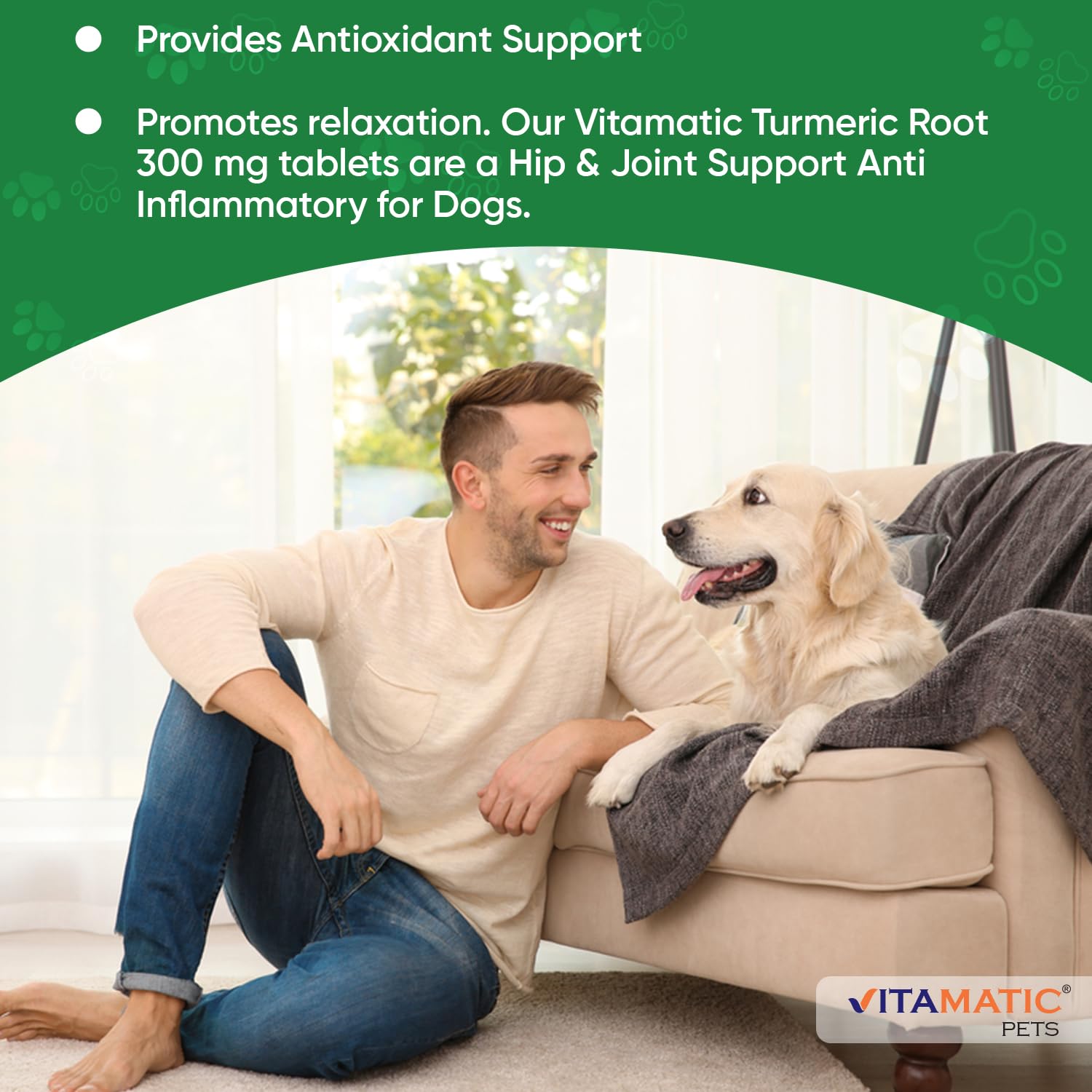 Vitamatic santé cardio chien – antioxydants et curcuma.