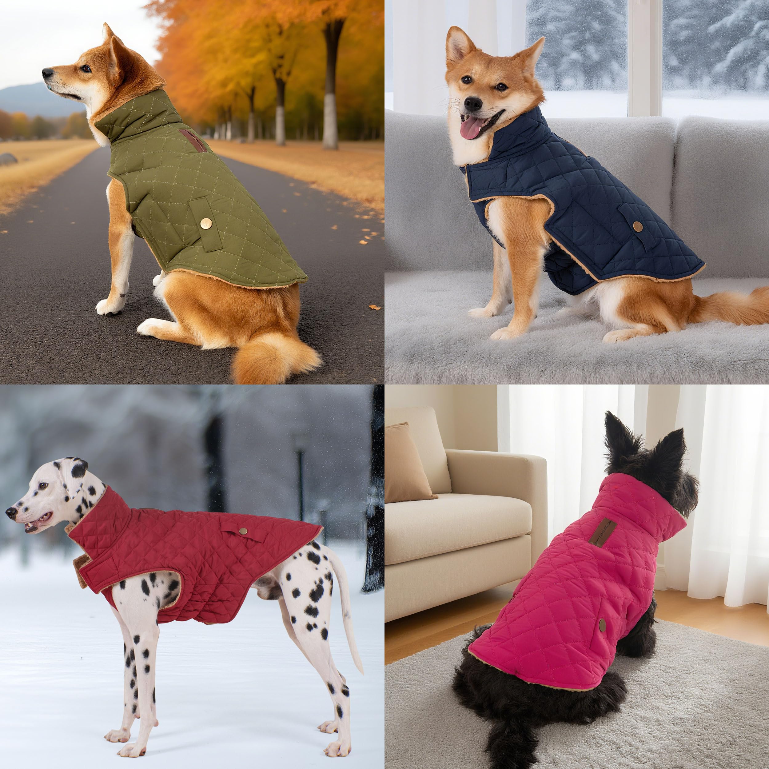 Manteau Vitiswap dos avec poches décoratives, style pratique.