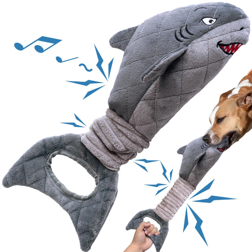Jouet en peluche doux Vitscan pour chiens, idéal pour mastiquer en douceur.