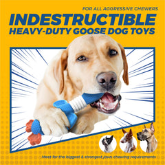 Jouet Vitscan oie en nylon, corps robuste pour chiens puissants.