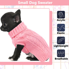 Matière douce et agréable du pull Viunimo pour petit chien.