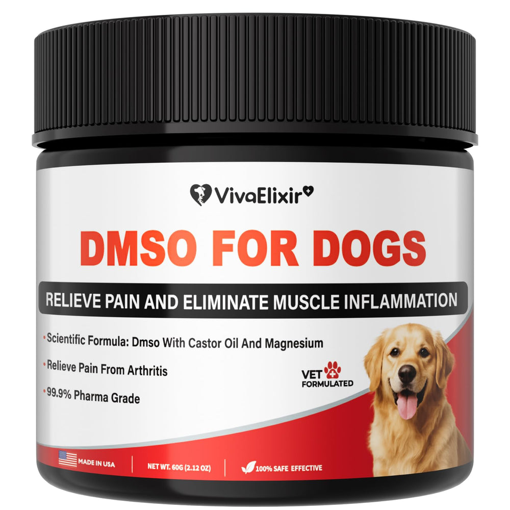 VivaElixir baume DMSO – amélioration potentielle de l absorption pour le confort articulaire du chien