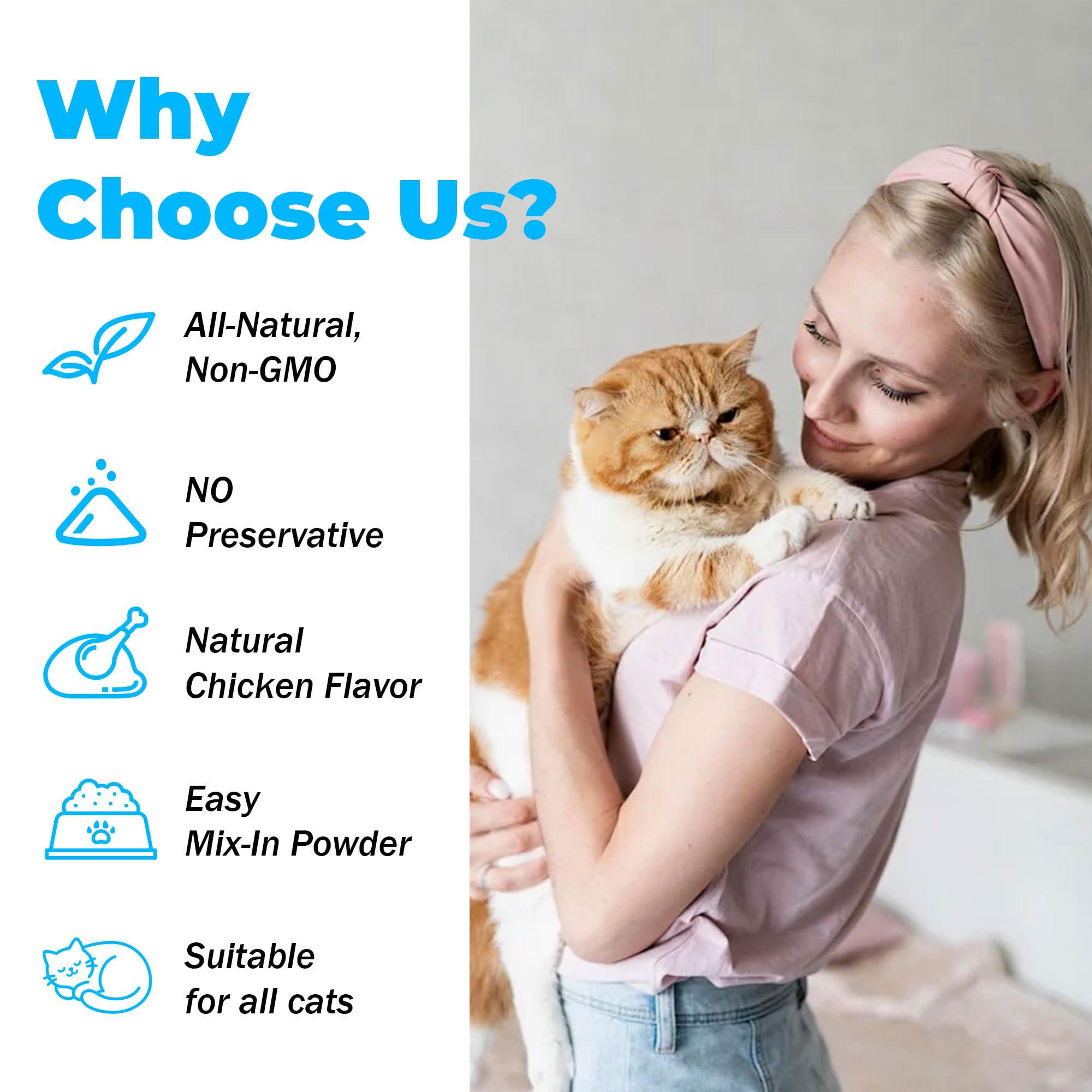 VivaElixir Cat Dental Care: fabriqué-aux-etats-unis; norme GMP pour la confiance.