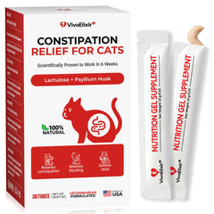 VivaElixir emballage émollient doux pour chat, prêt à l’emploi et sans effort.