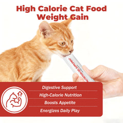 VivaElixir pâte haute calorie, application douce et dosage facile pour chat.