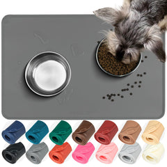 Tapis VIVAGLORY Flexmat avec bord relevé retient les déversements.