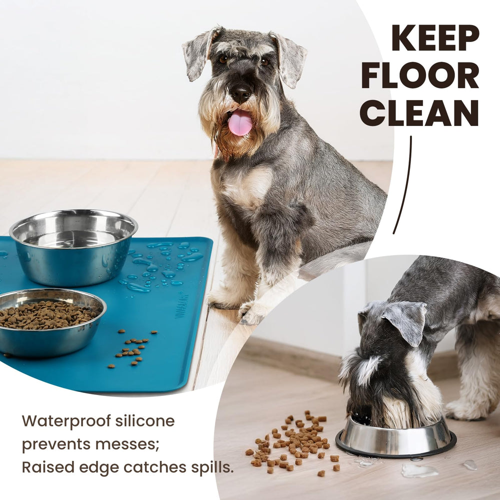 Tapis VIVAGLORY Flexmat bord eleve impermeable, retient les éclaboussures.