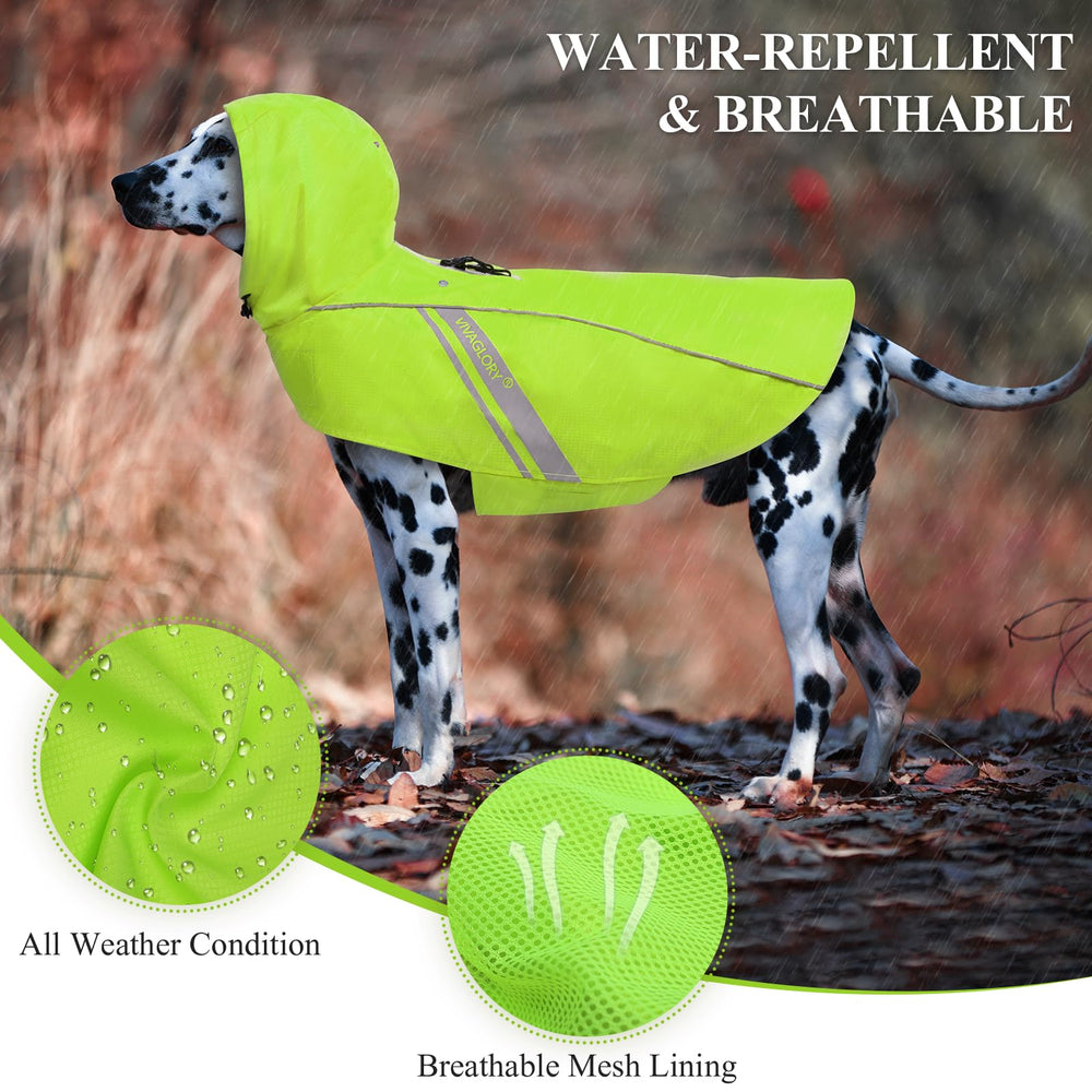 VIVAGLORY manteau chien ouverture harnais et fermeture sécurisée.