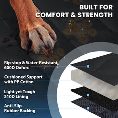 Quatre couches 600D imperméables pour durabilité et protection