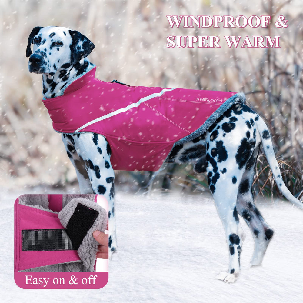 Doublure polaire épaisse Snowrap pour garder votre chien au chaud.